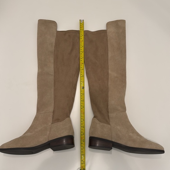 Lucky Brand Calypso Tall Suede Tan Boots, 8 - Picture 12 of 16